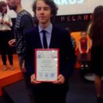 Диплом 1 степени в номинации "Профессия в IT" у Ледоховича Михаила